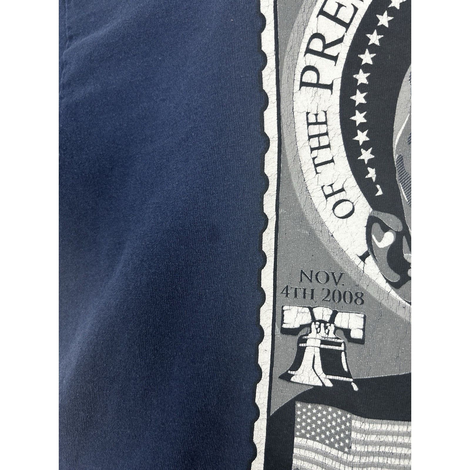 Gildan Barack Obama 44th President Postal Stamp Halo Saint Homage L Size US L / EU 52-54 / 3 - 3 Thumbnail
