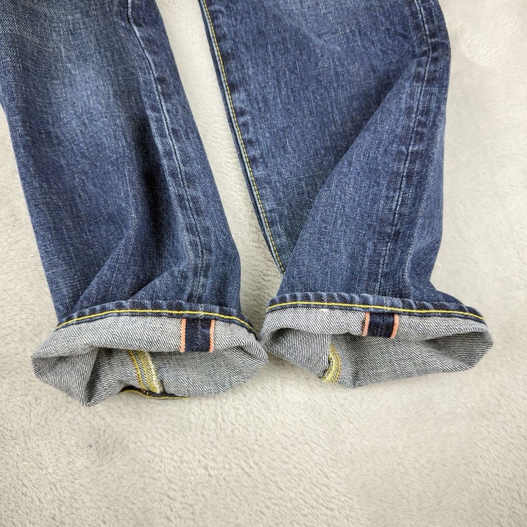 KATO Kato NWT Men's Size 27 W X 29 L Orange Selvedge Button Fly Size US 28 / EU 44 - 3 Thumbnail