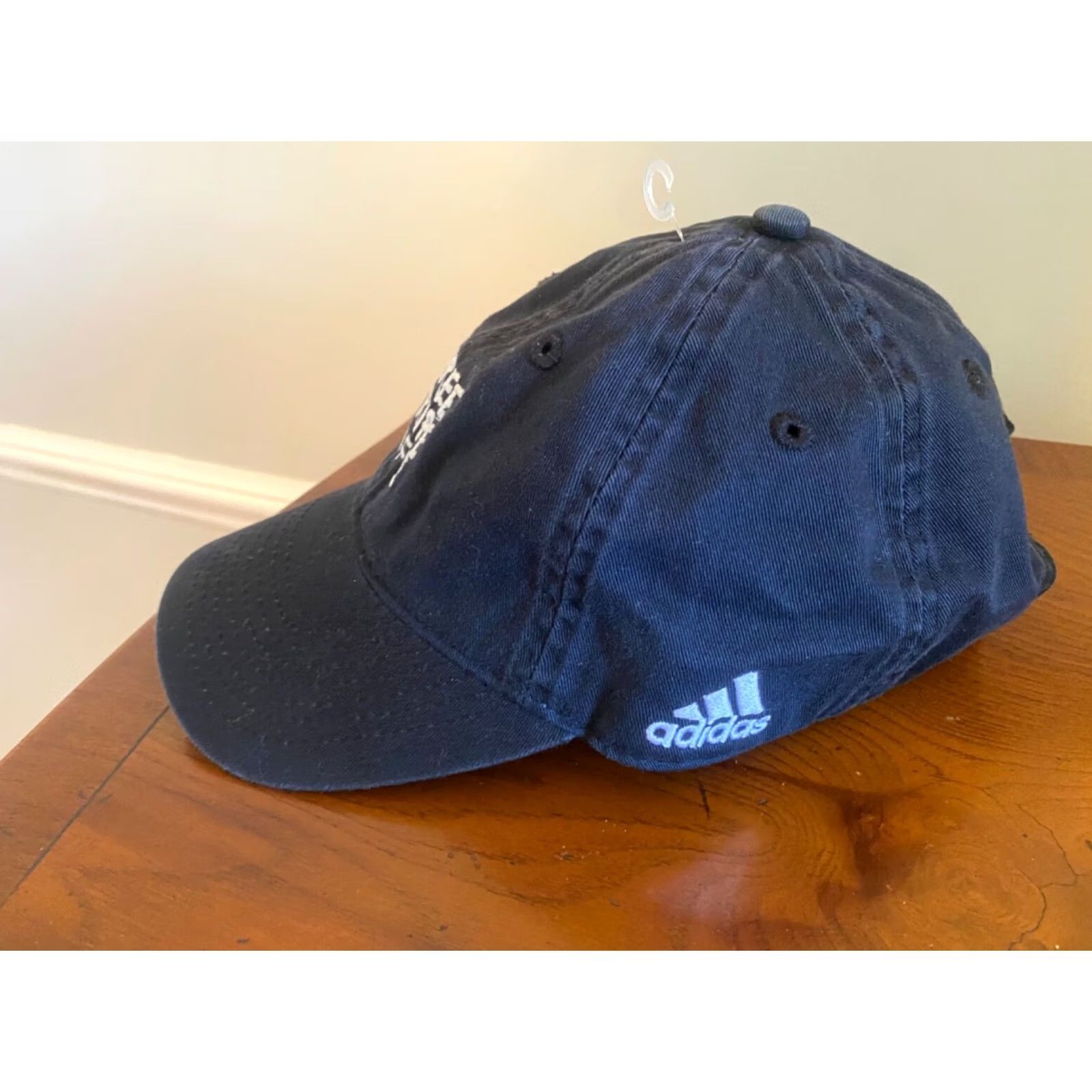 Adidas Adidas Three Stripe Life Day To Night Strapback Hat Cap Casual Unisex Adult One Size Blue Cap Size ONE SIZE - 2 Thumbnail