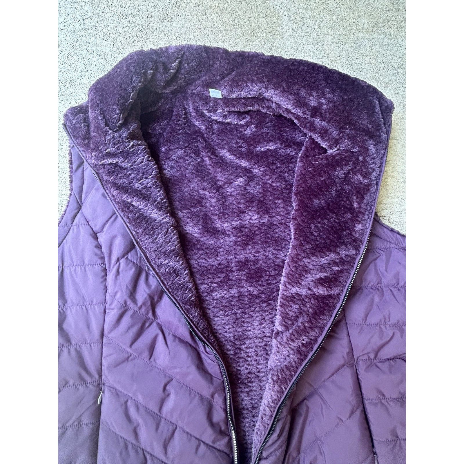 Free Country FREE COUNTRY Reversible Women's Vest Size XXL, Rich Plum Size XXL / US 16-18 / IT 52-54 - 6 Thumbnail