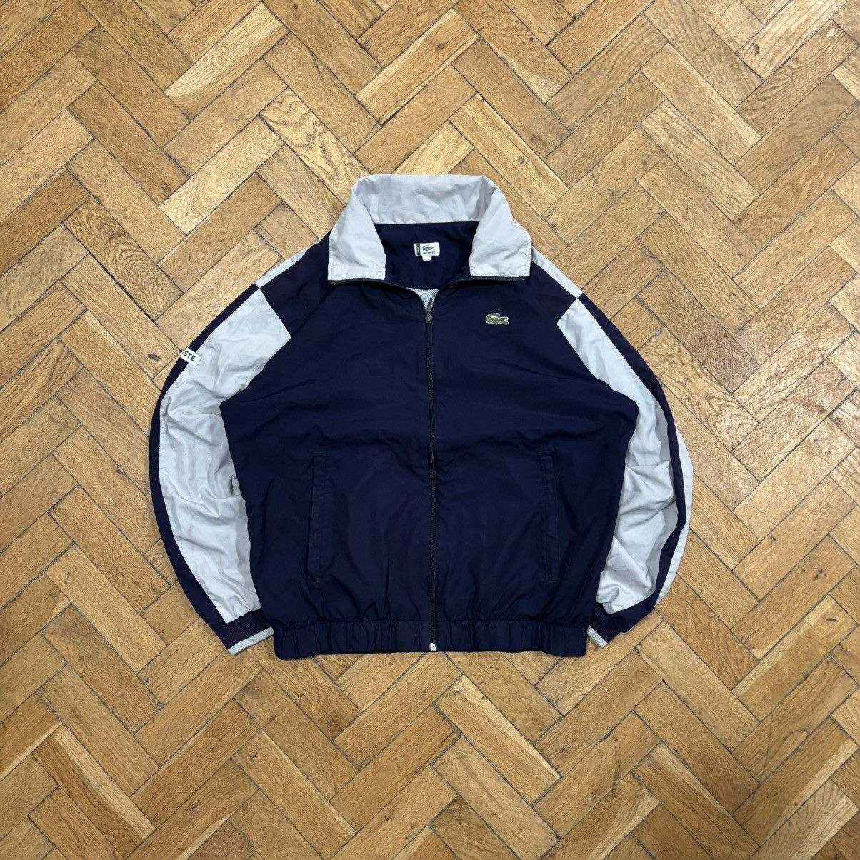 Lacoste Vintage Lacoste Track Jacket Embroidered Logo Drill Y2K USA Size US L / EU 52-54 / 3 - 2 Thumbnail