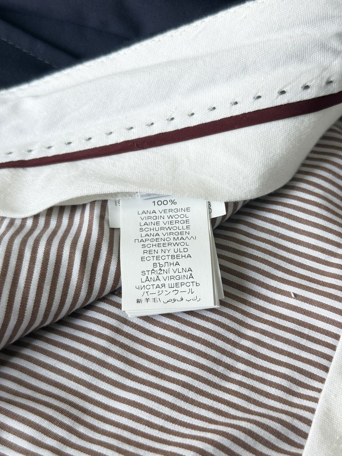 Brunello Cucinelli Brunello Cucinelli Wool Pleated Trousers Traditional Fit Size US 32 / EU 48 - 13 Thumbnail