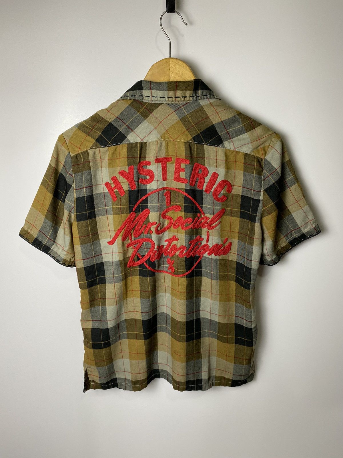 Hysteric Glamour × If Six Was Nine × Japanese Brand 💥best💥 Hysteric glamour plaid shirt embroidery Size US M / EU 48-50 / 2 - 3 Thumbnail