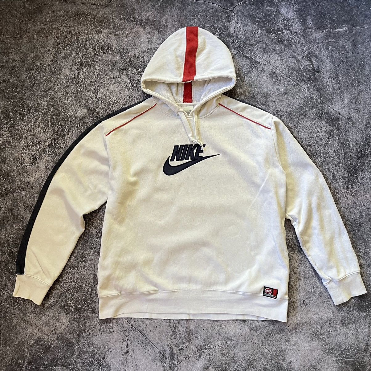 Nike Rare Vintage NIKE Spell Out Swoosh Hoodie Sweatshirt Size US XL / EU 56 / 4 - 1 Thumbnail