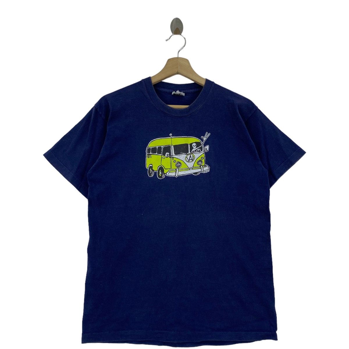 Alien Workshop Vintage ALIENWHERE Alien Workshop Skateboard Logo Print Navy Size US M / EU 48-50 / 2 - 1 Thumbnail