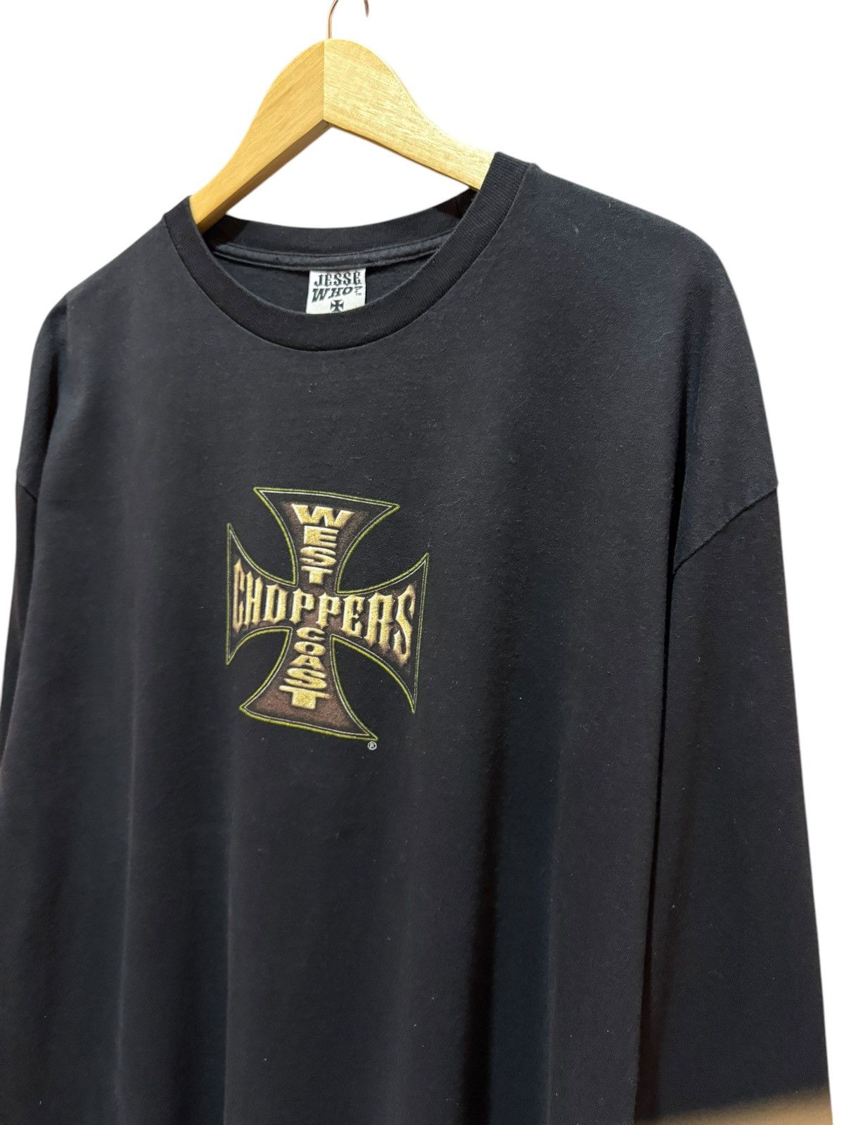 West Coast Choppers Vintage West Cost Chopper Long Beach Long Sleeve Tshirt Size US XL / EU 56 / 4 - 11 Thumbnail