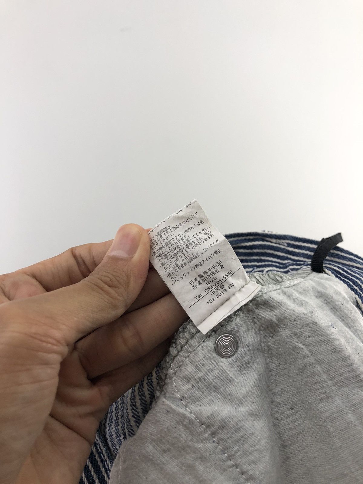 Japanese Brand Japanese Brand Copper Smith Distressed Hickory Blue Jeans Size US 32 / EU 48 - 21 Thumbnail
