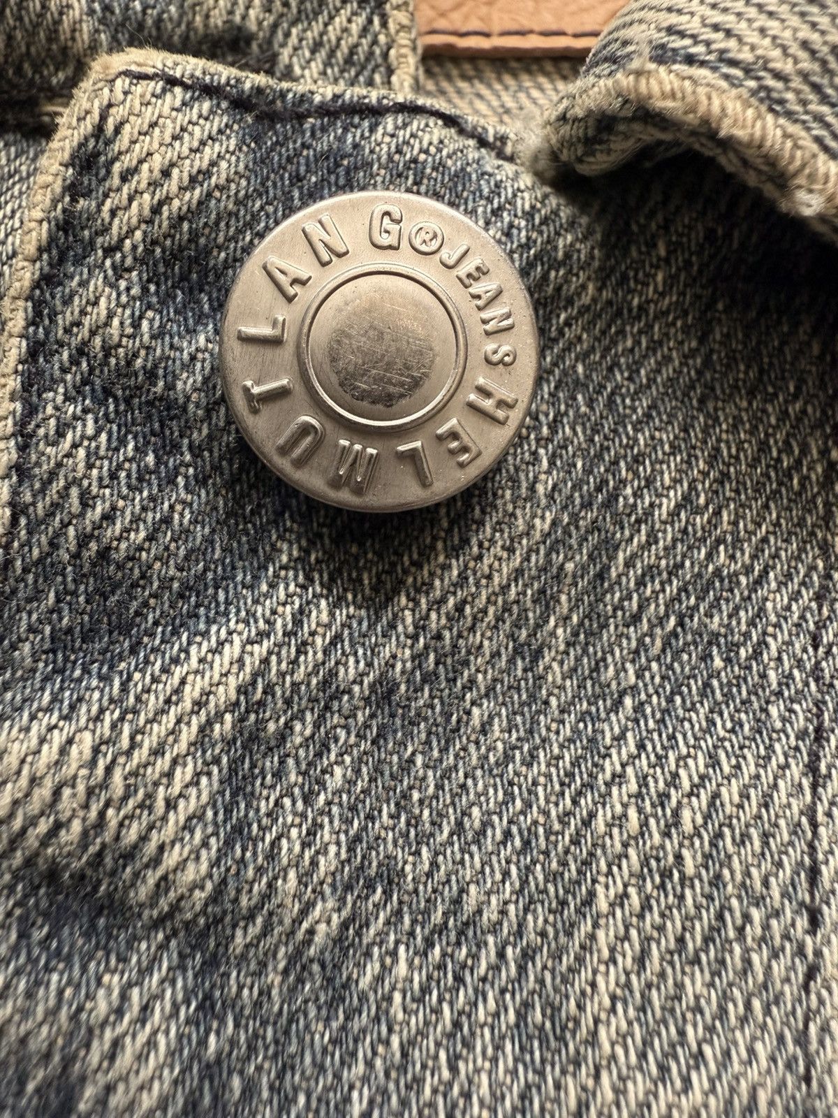 Helmut Lang Helmut Lang Archive 1998 Red Label Denim Jacket Italy Size S / US 4 / IT 40 - 9 Thumbnail