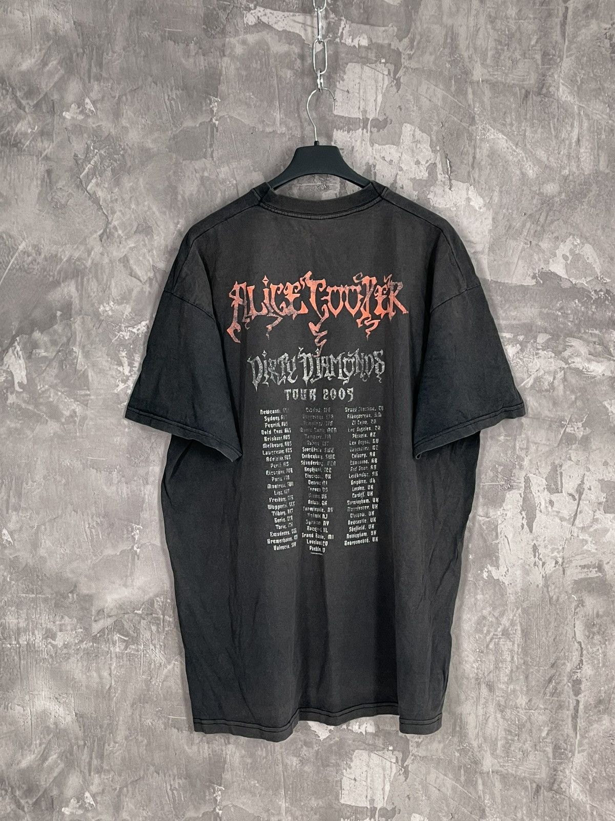 Band Tees × Vintage Alice Cooper Vintage Rock Band T-Shirt Size US XL / EU 56 / 4 - 8 Thumbnail