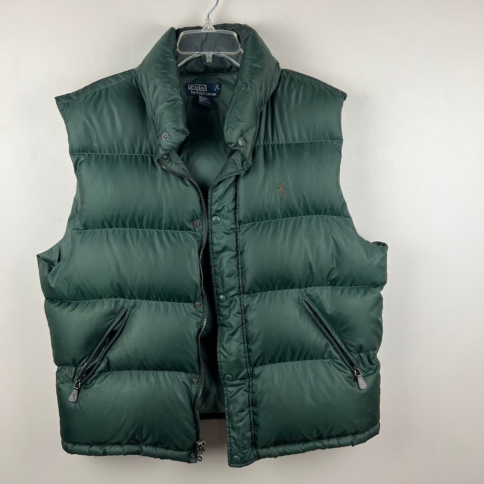 ジャケット・アウター 90s Polo by Ralph Lauren logo down vest Polo Sport Ralph Lauren Puffer Vest Adult M Full Zip Pockets Down