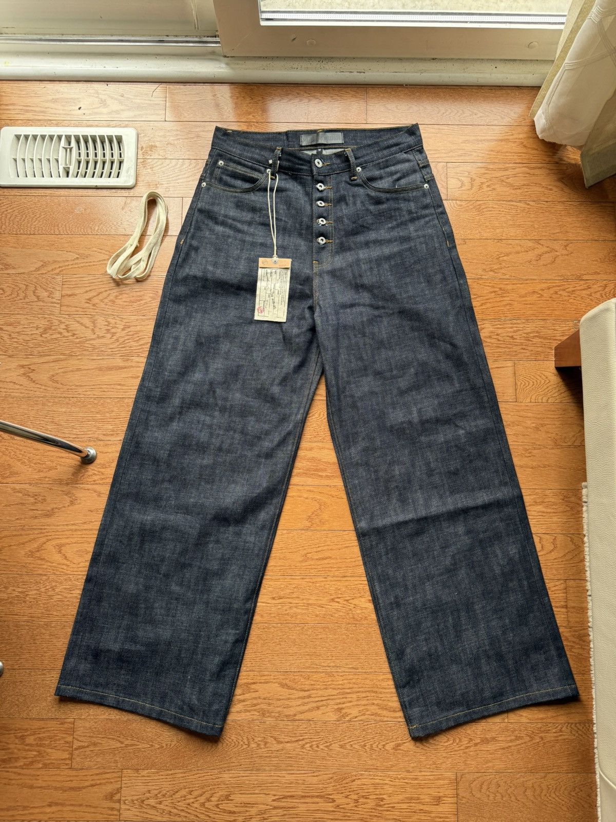 No Faith Studios nofaithstudios RAW japanese denim Loose Fit Blue