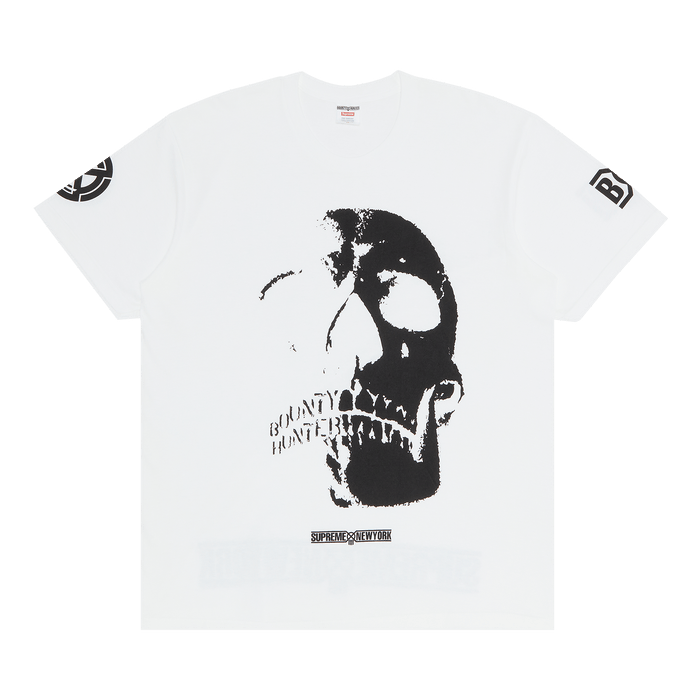 Supreme Supreme x Bounty Hunter Skulls Tee White | Grailed