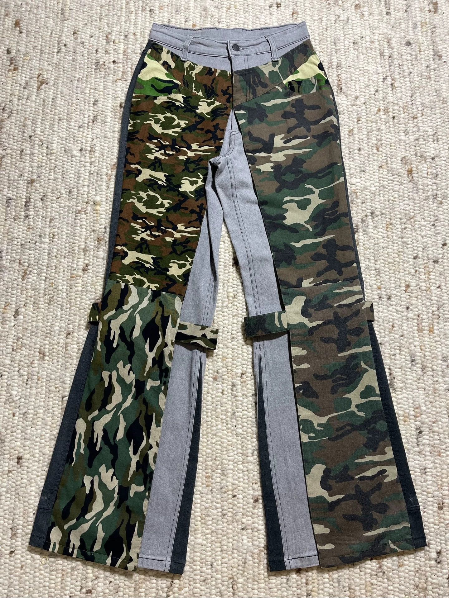 Other Mega vintage Megarments Denim Remake Camo Jeans S Size 26" / US 2 / IT 38 - 1 Thumbnail