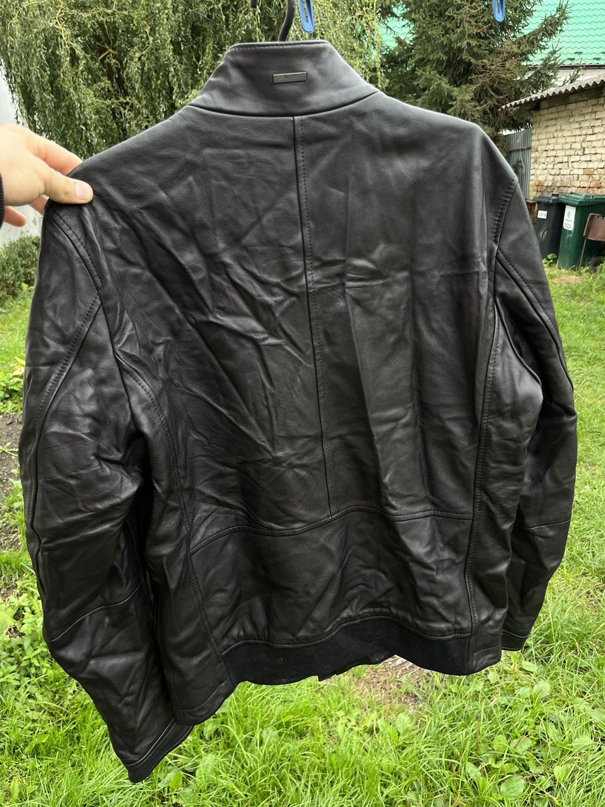 Hugo Boss Hugo Boss Real Leeather JAcket Black Luxury Size US M / EU 48-50 / 2 - 4 Thumbnail