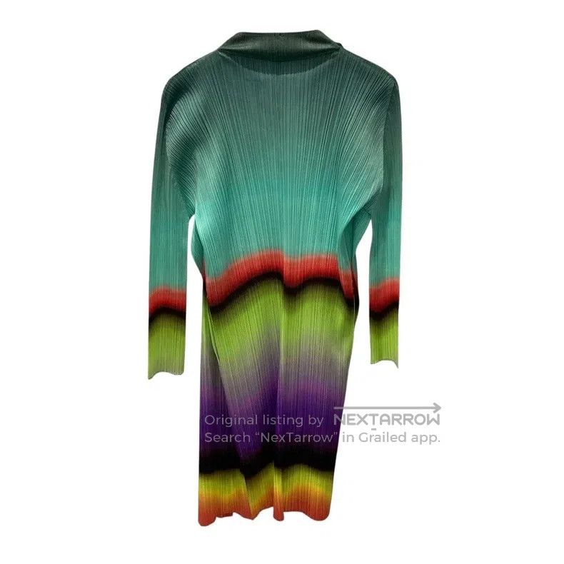 Issey Miyake Issey Miyake Aurora Gradient Coat Size L / US 10 / IT 46 - 2 Thumbnail