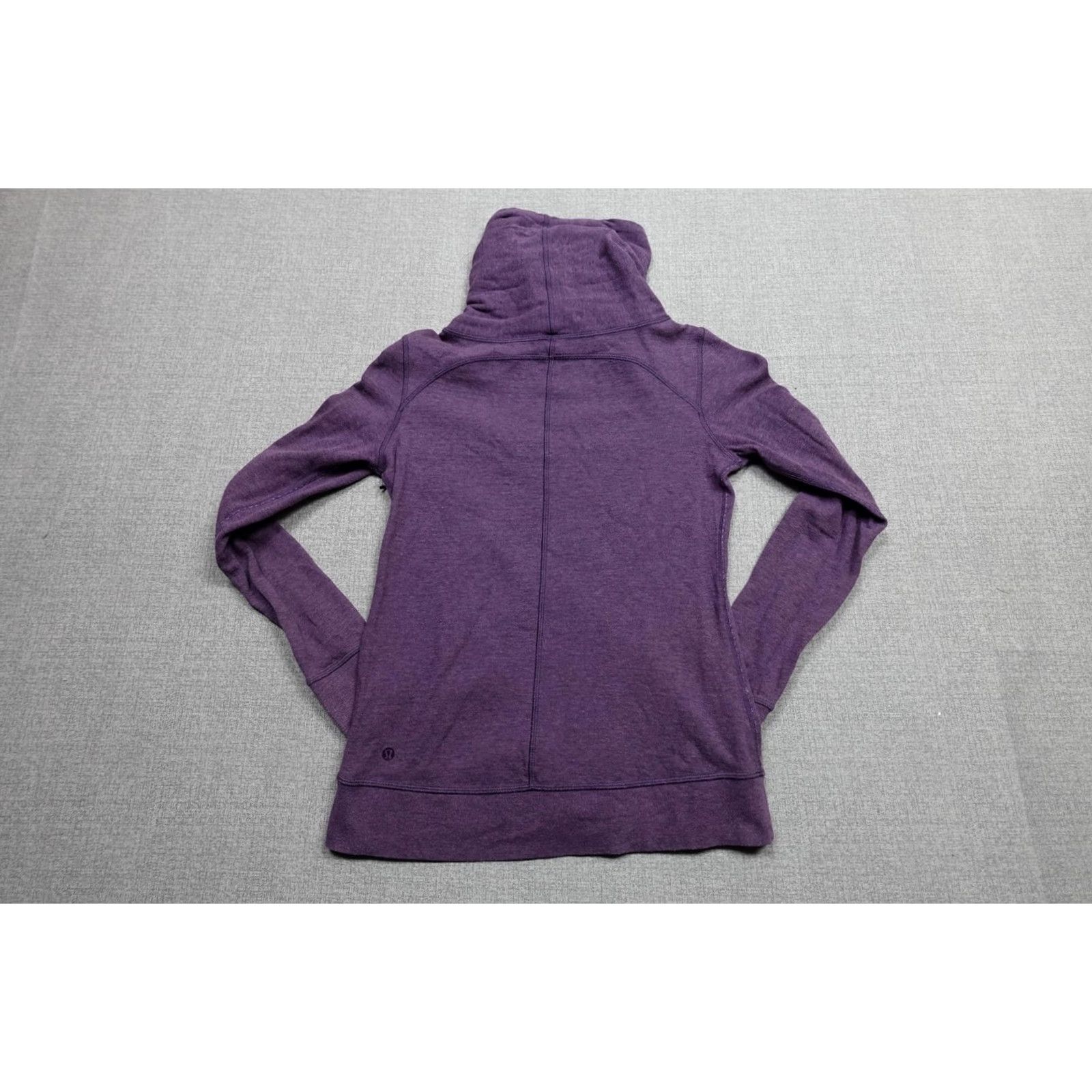 Lululemon Lululemon Sweatshirt Womens 6 Purple Cowl Neck Pullover Knit Stretch Soft Size M / US 6-8 / IT 42-44 - 3 Thumbnail