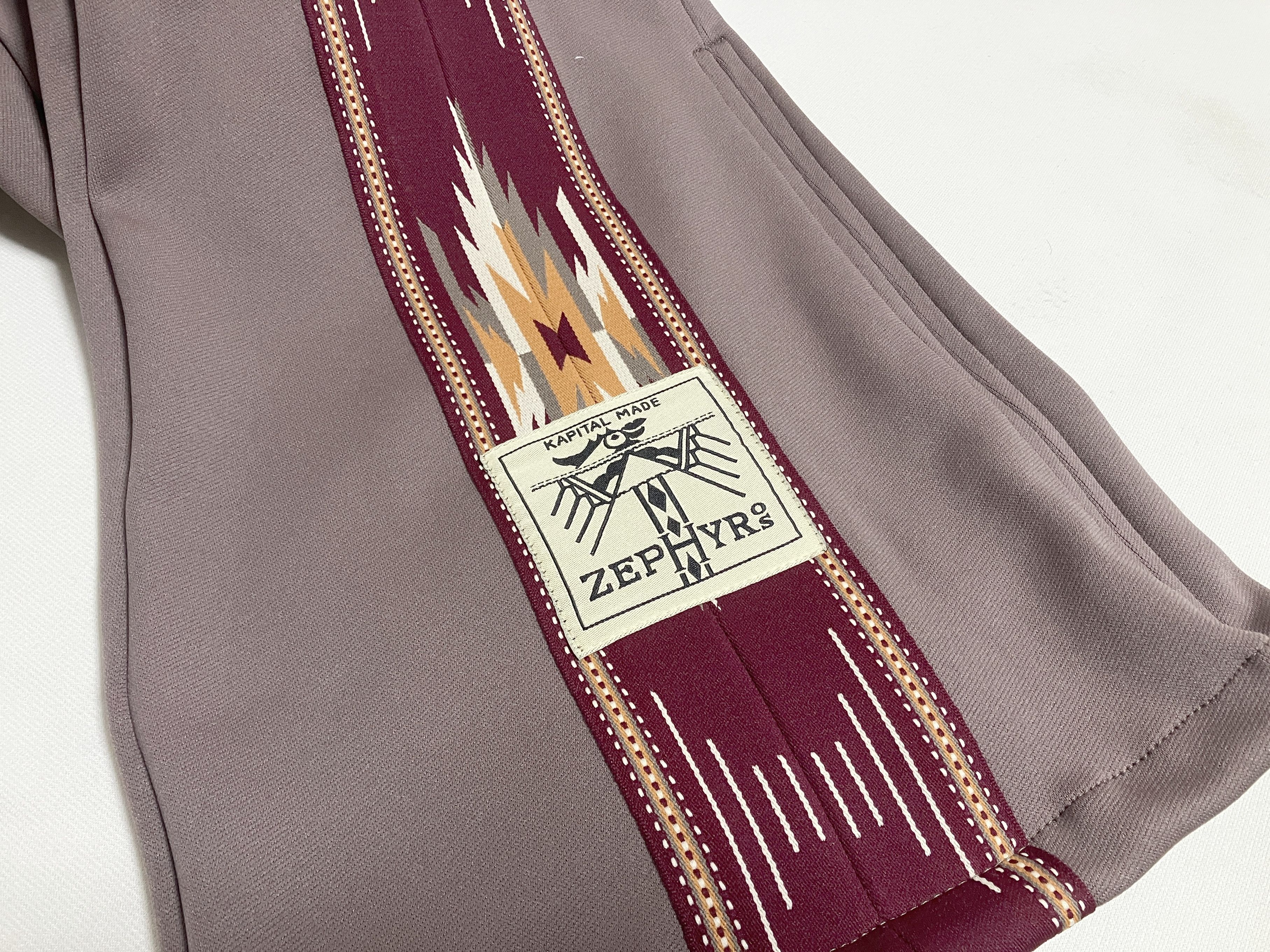 Kapital KAPITAL smooth jersey KOCHI & ZEPHYR track pants lt.brown L Size US 33 - 6 Thumbnail