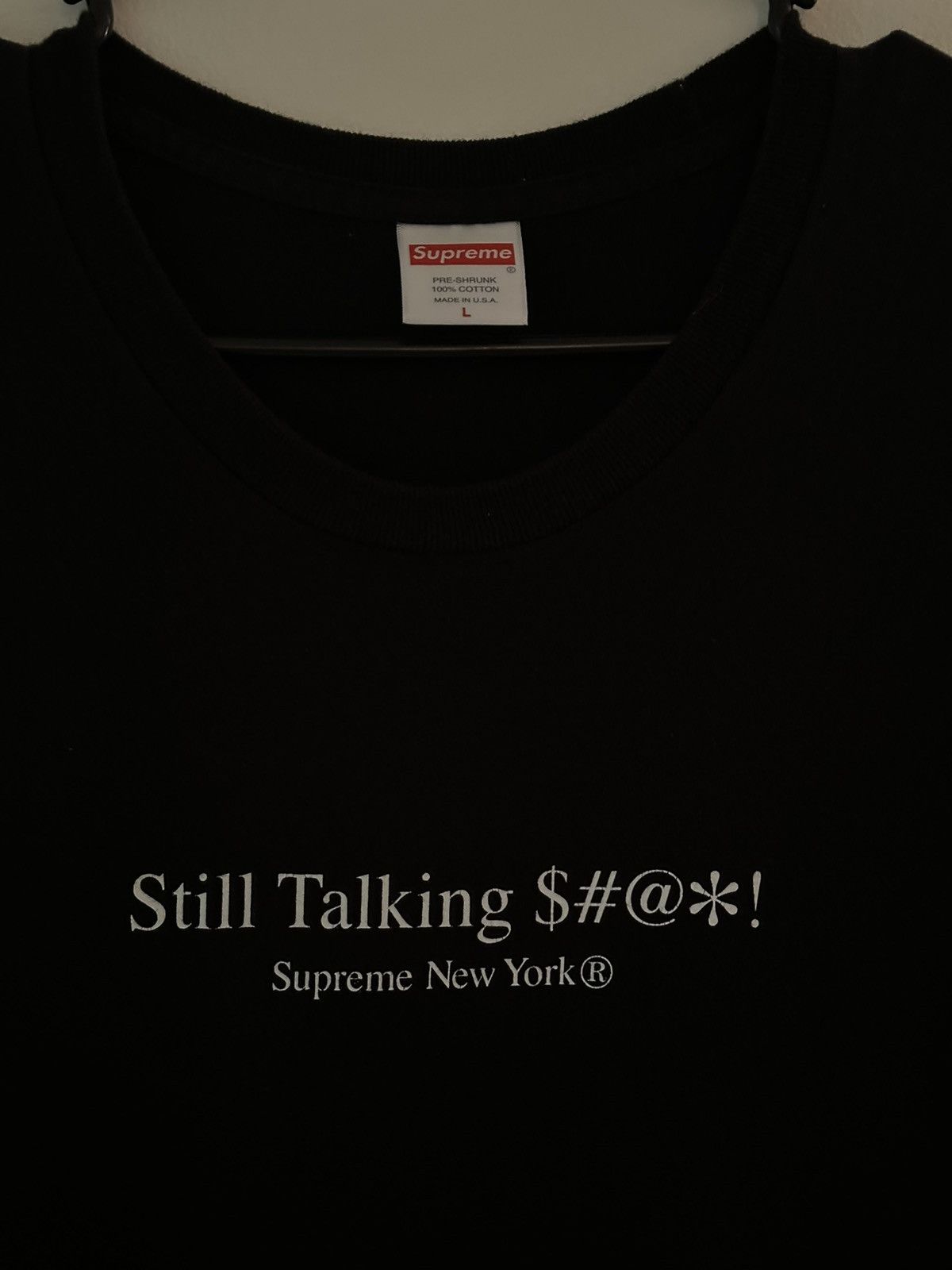 Supreme Supreme Still Talking Tee Size US L / EU 52-54 / 3 - 4 Thumbnail