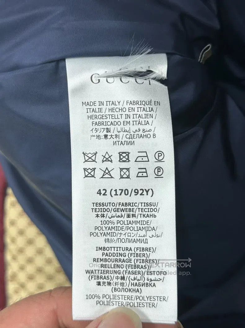 Gucci Gucci Burgundy full-print logo nylon jacket Size US XS / EU 42 / 0 - 4 Thumbnail