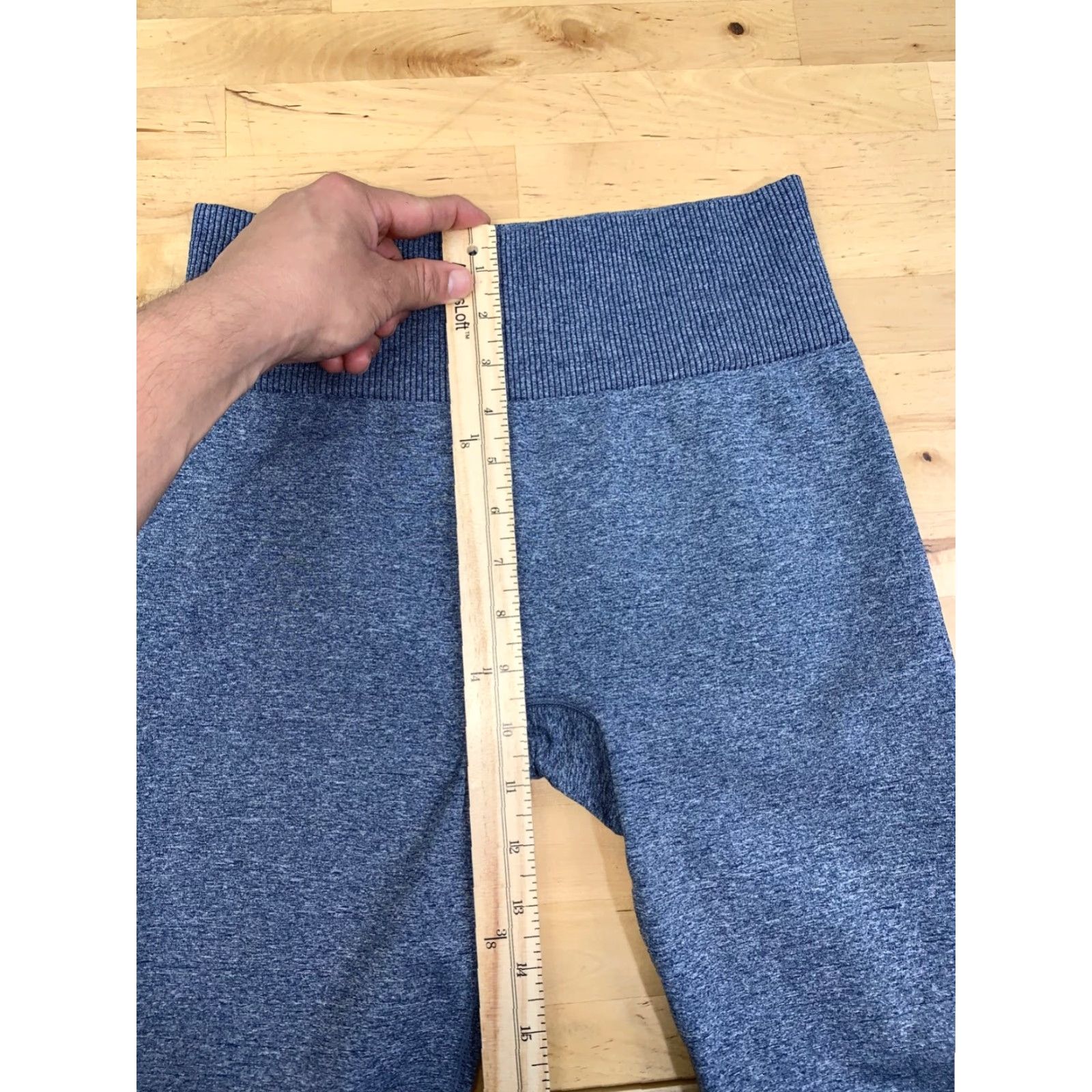 Vintage Vitality Balance Leggings Womens 28" Capri Blue 28 Activewear Capris 10774 Size 28" / US 6 / IT 42 - 4 Thumbnail