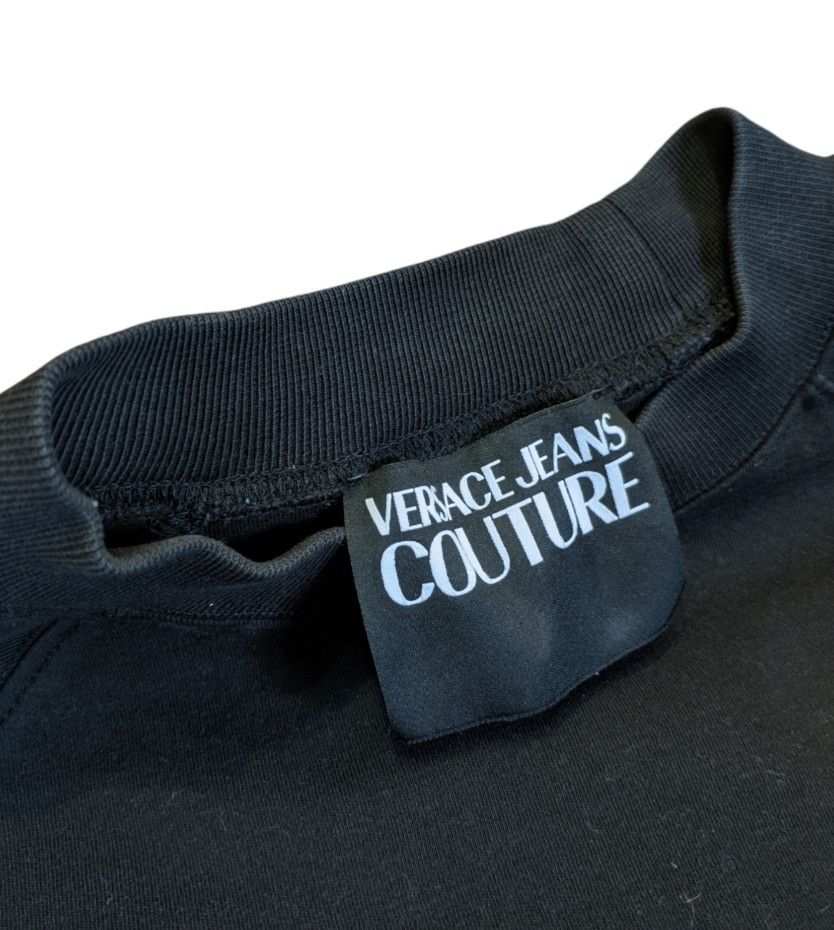 Versace Jeans Couture VJC VERSACE Side Stripe Logo Crew Neck Sweatshirt Size US M / EU 48-50 / 2 - 6 Thumbnail
