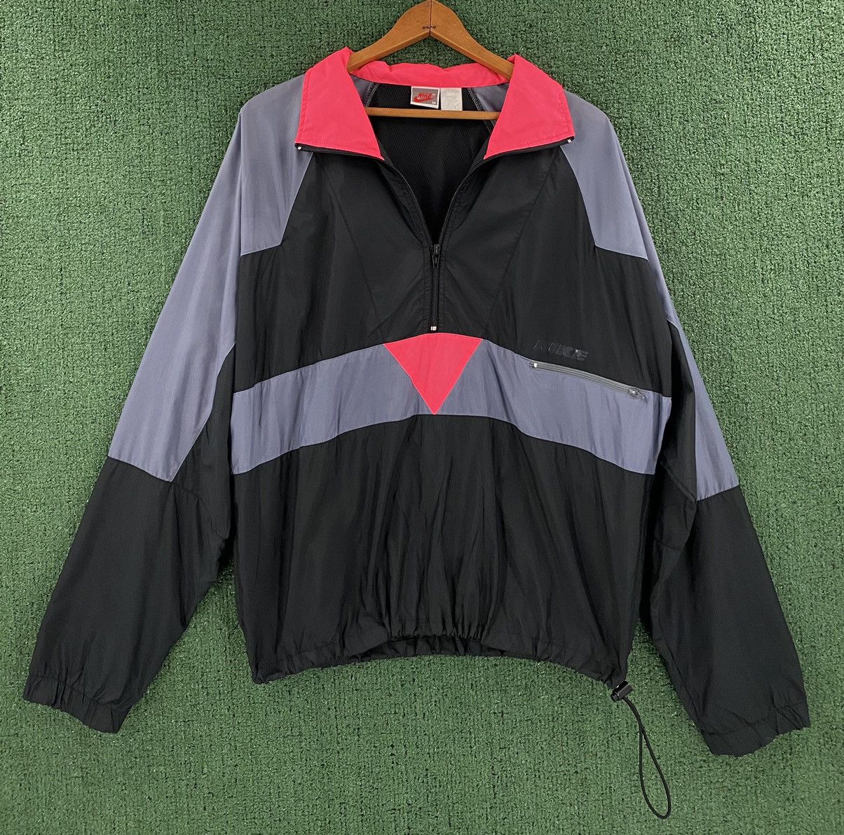 Nike 90’s Nike Color Block Windbreaker Jacket Medium Baggy Size US M / EU 48-50 / 2 - 1 Thumbnail