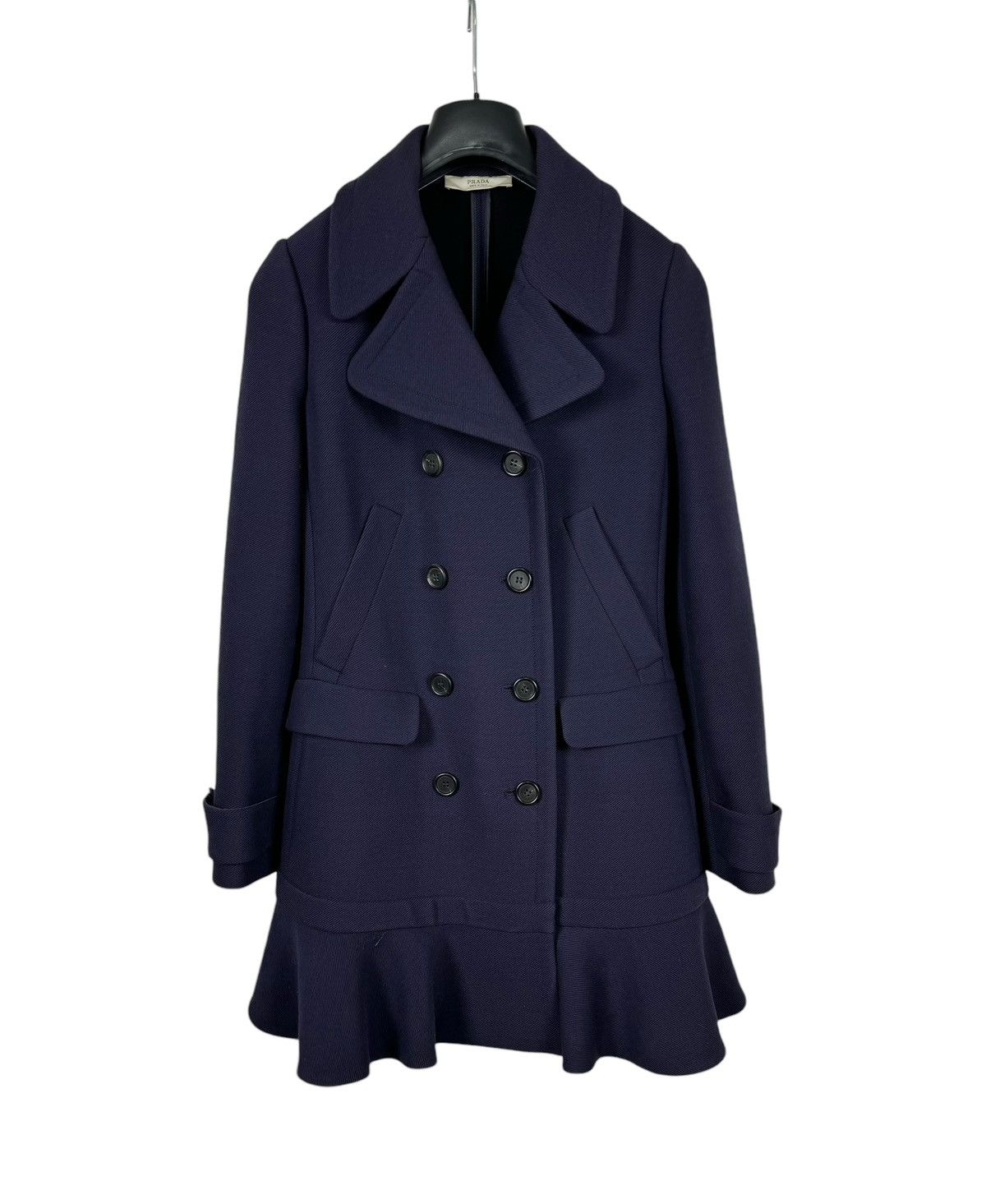 Prada Prada Virgin Wool Coat Basque size 40 Size S / US 4 / IT 40 - 17 Thumbnail