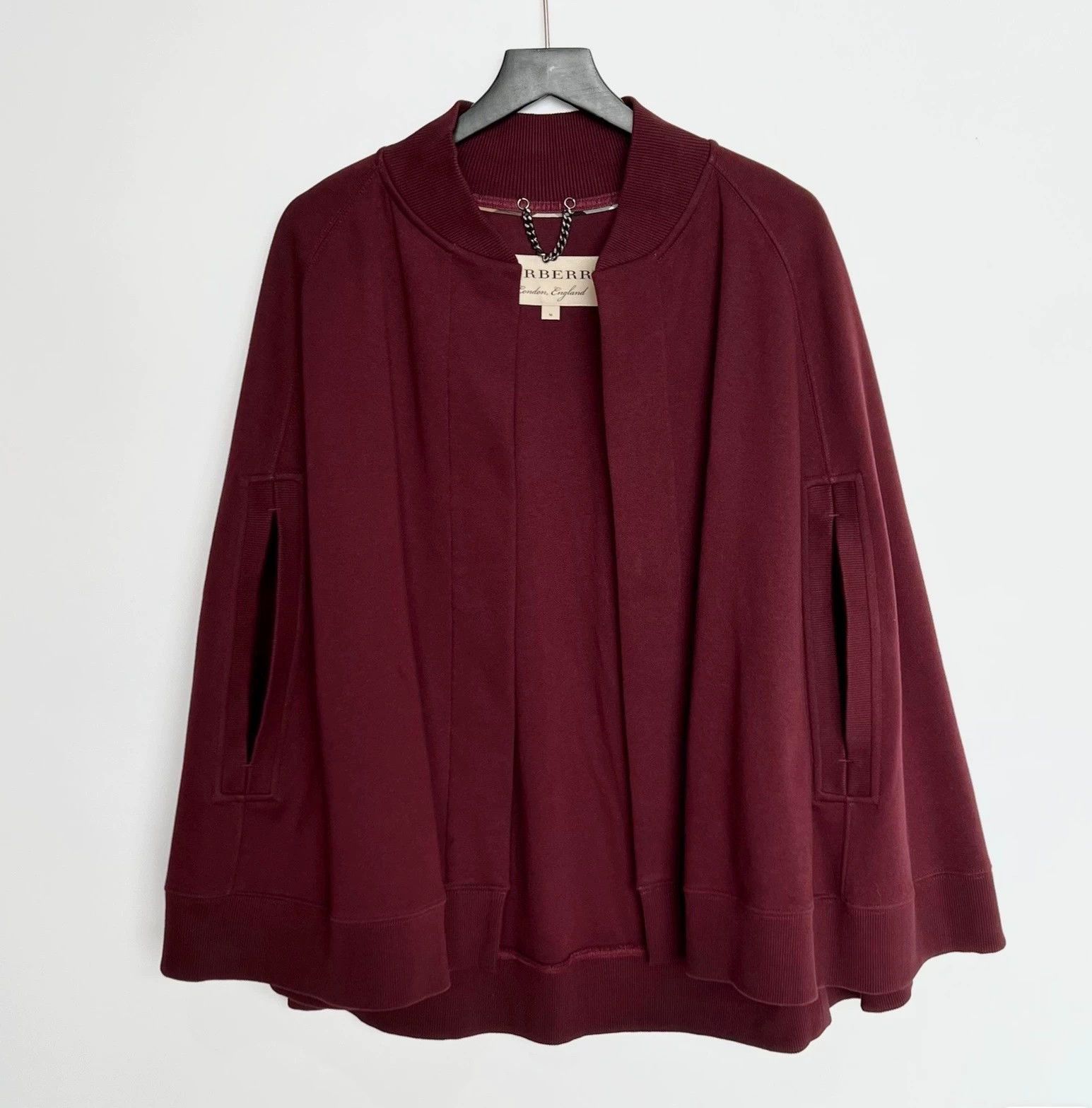 Burberry Burberry Embroidered Cape Coat - Red - One Size Size ONE SIZE - 2 Thumbnail