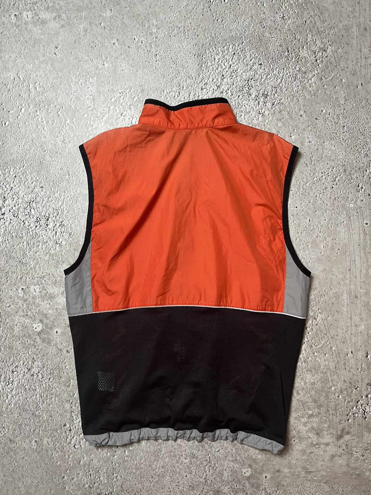 Nike × Vintage Nike Mini Swoosh Nylon Track Vest Vintage Jacket Size US XL / EU 56 / 4 - 12 Thumbnail