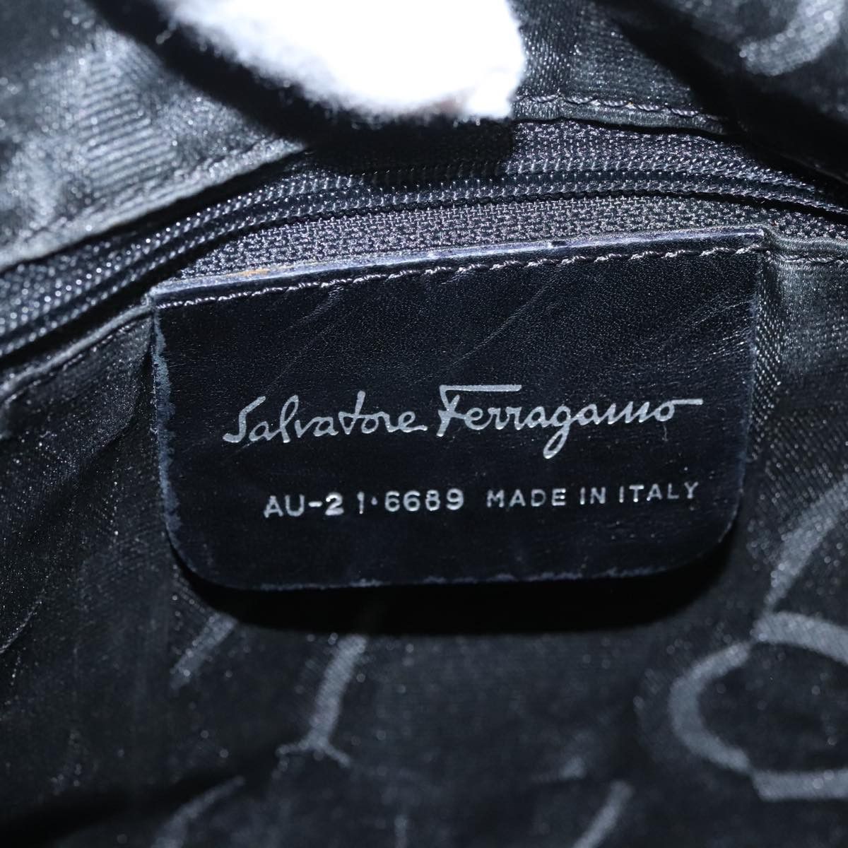 Salvatore Ferragamo Salvatore Ferragamo Hand Bag Wool Gray Silver Size ONE SIZE - 12 Thumbnail