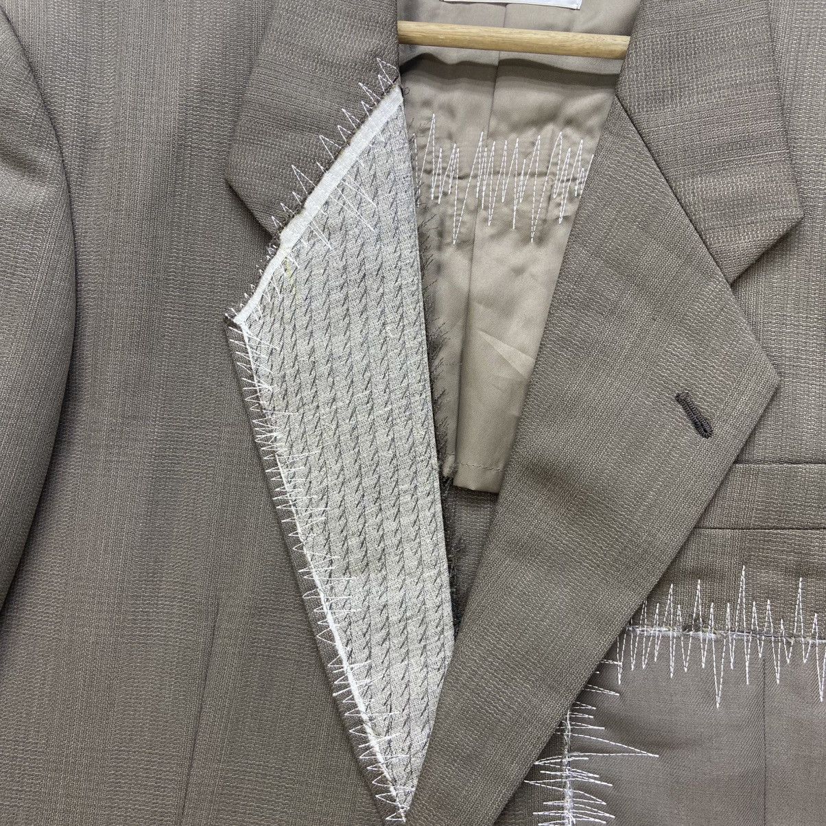 Japanese Brand Japanese Brand Not Conventional Patchwork Coat Blazer Size US S / EU 44-46 / 1 - 5 Thumbnail
