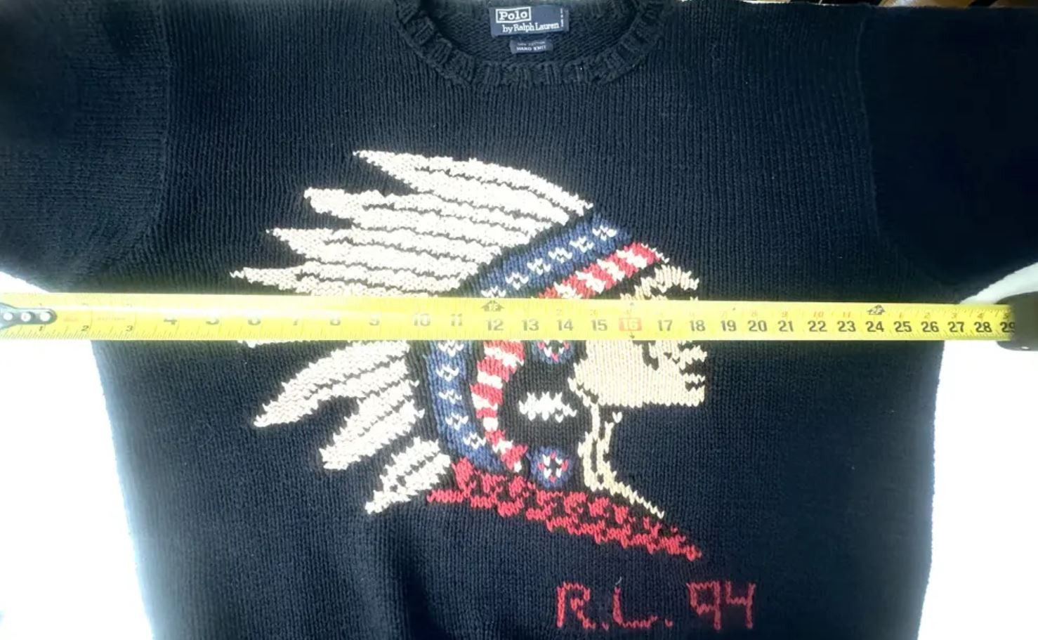 Polo Ralph Lauren Vintage Polo Ralph Lauren Indian Head Sweater Knit XL Size US XL / EU 56 / 4 - 7 Thumbnail