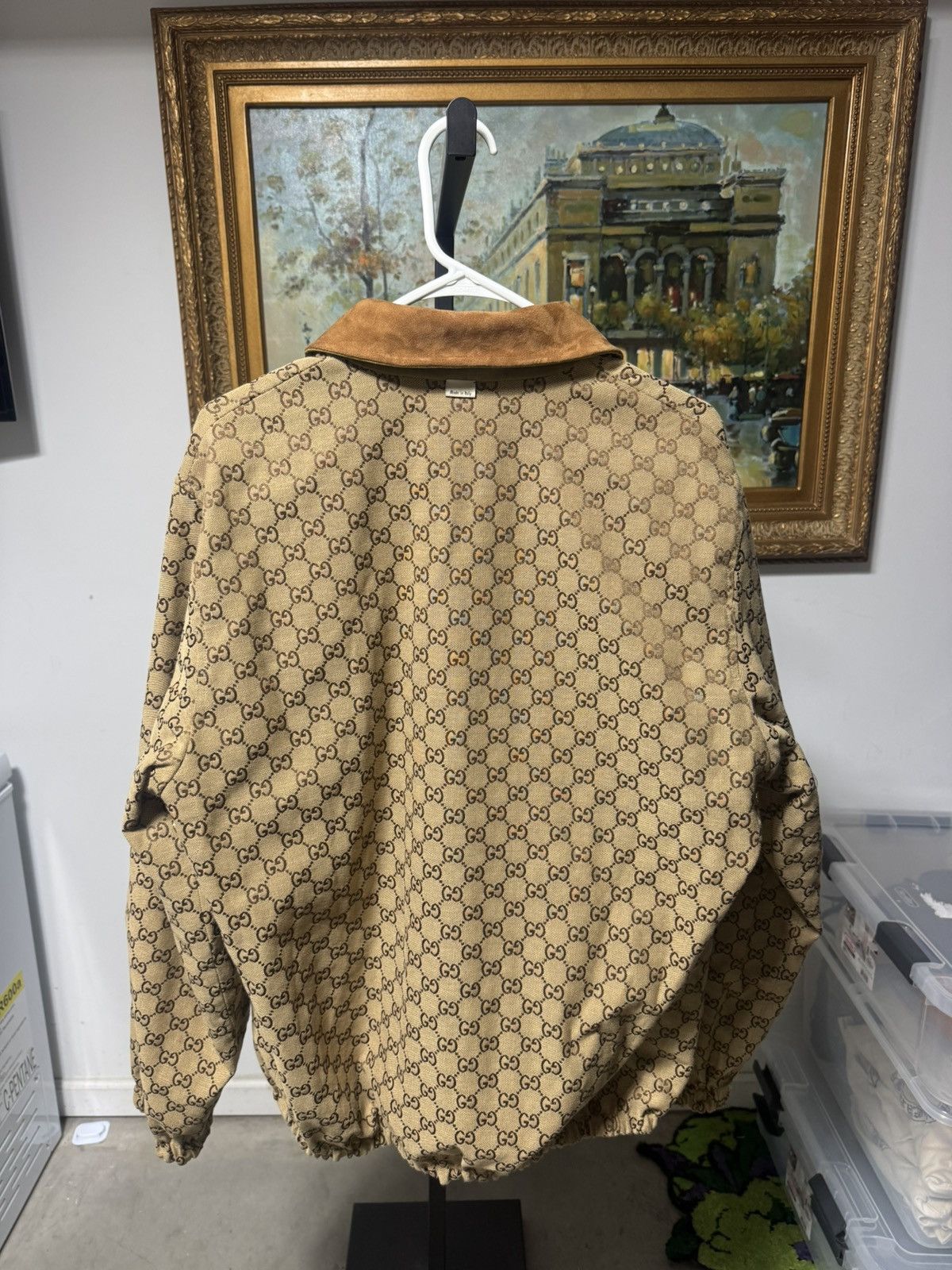 Gucci Gucci Reversible GG Jacket 'Light Brown' Size US M / EU 48-50 / 2 - 2 Thumbnail