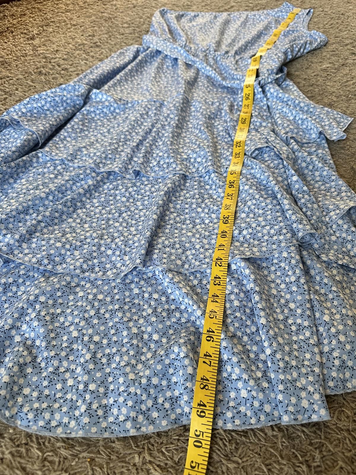 Designer Chic One-Shoulder Floral Dress Sz XL Size XL / US 12-14 / IT 48-50 - 8 Thumbnail