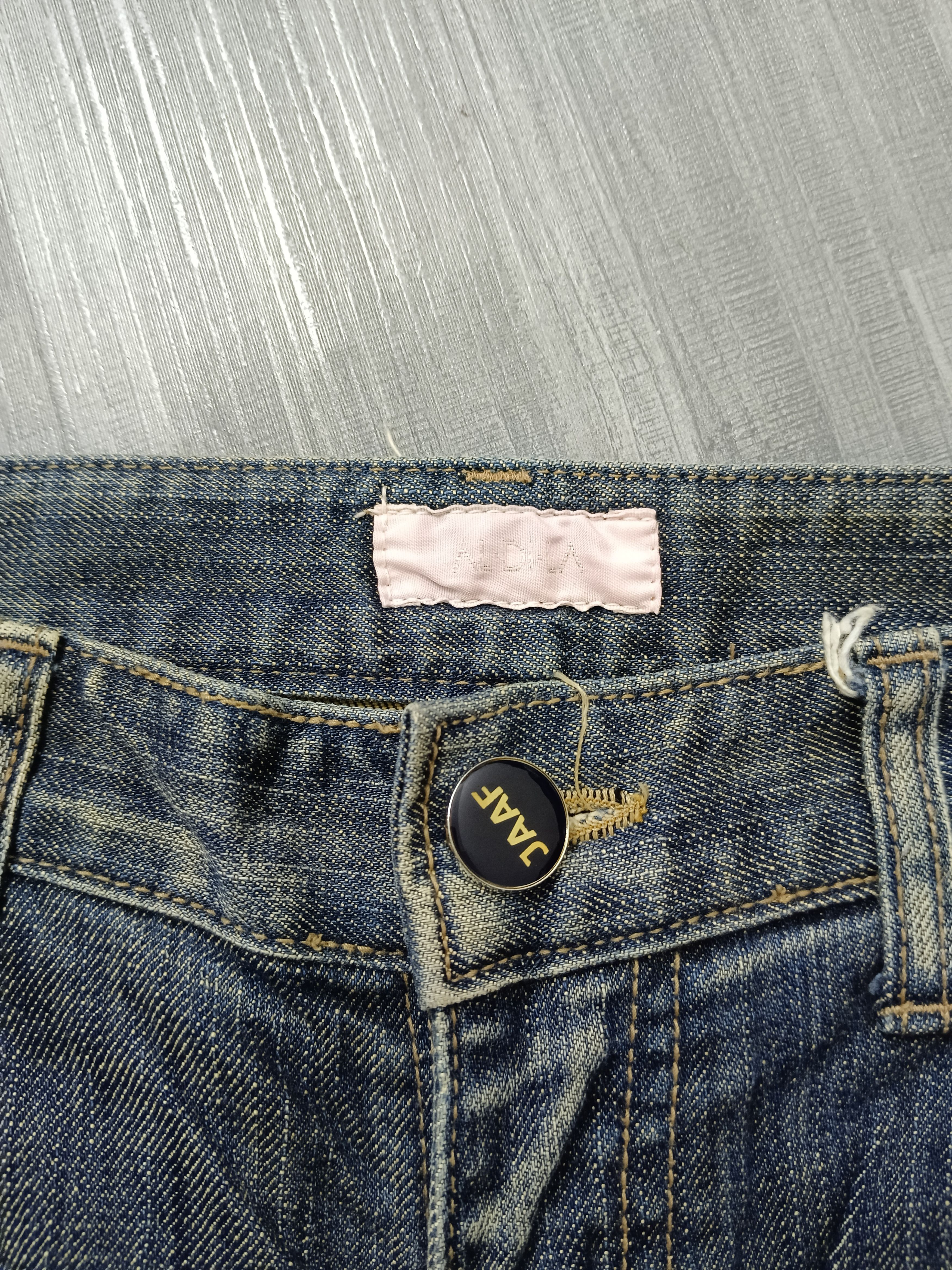 Japanese Brand RUSTY FLARE SWAROVSKI AR-DI-LA DENIM PANTS Size US 31 - 9 Thumbnail