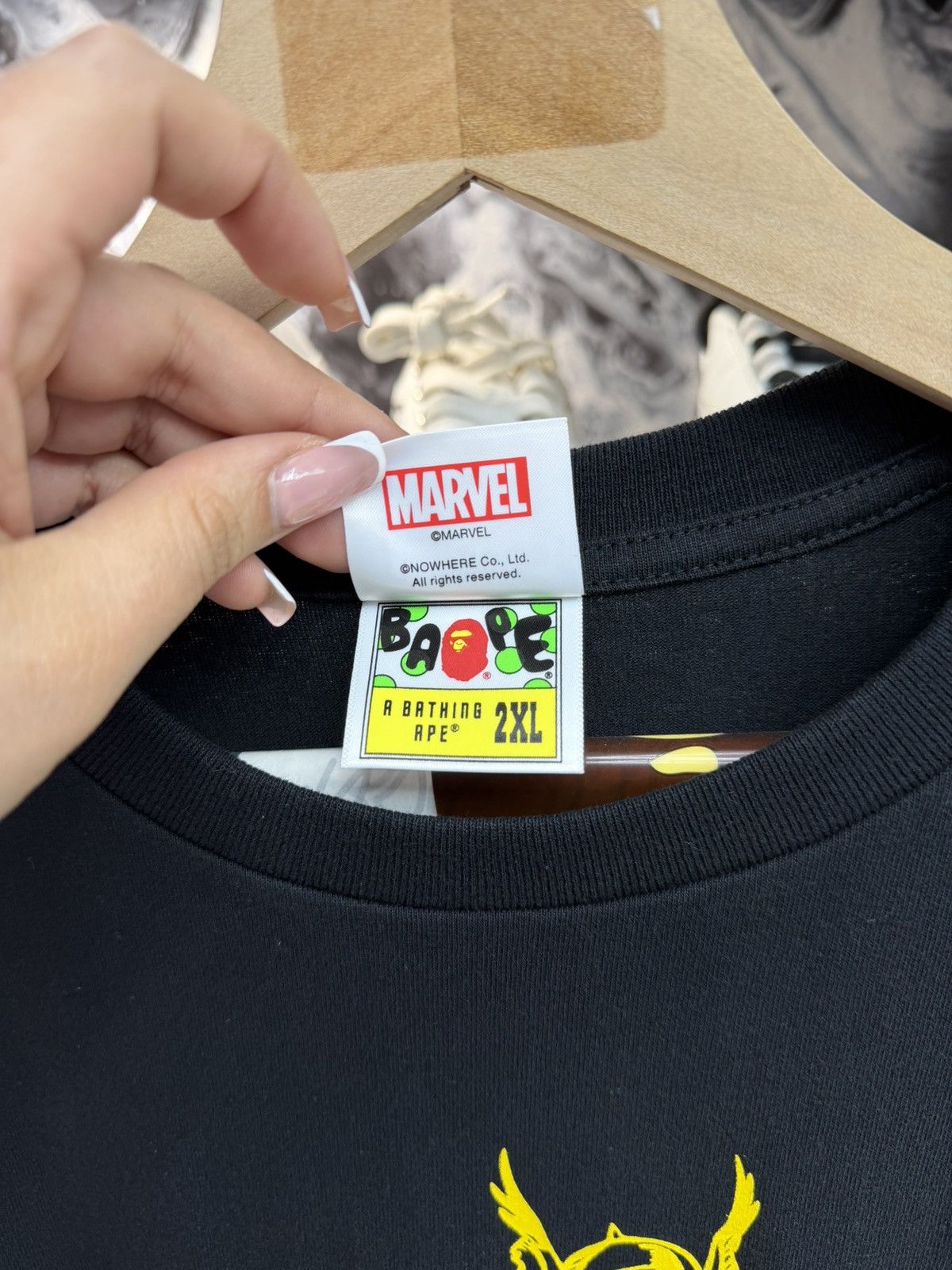 Bape Bape x Marvel Thor T-Shirt Size US XXL / EU 58 / 5 - 7 Thumbnail