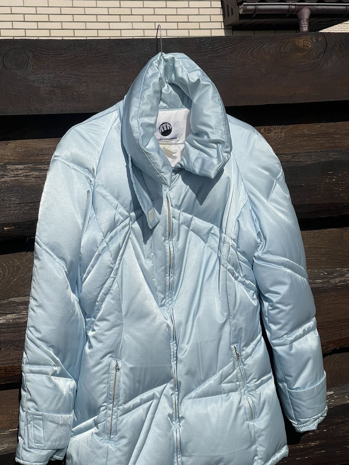 Mugler 90’s Mugler sky blue vintage puffer jacket Size S / US 4 / IT 40 - 4 Thumbnail