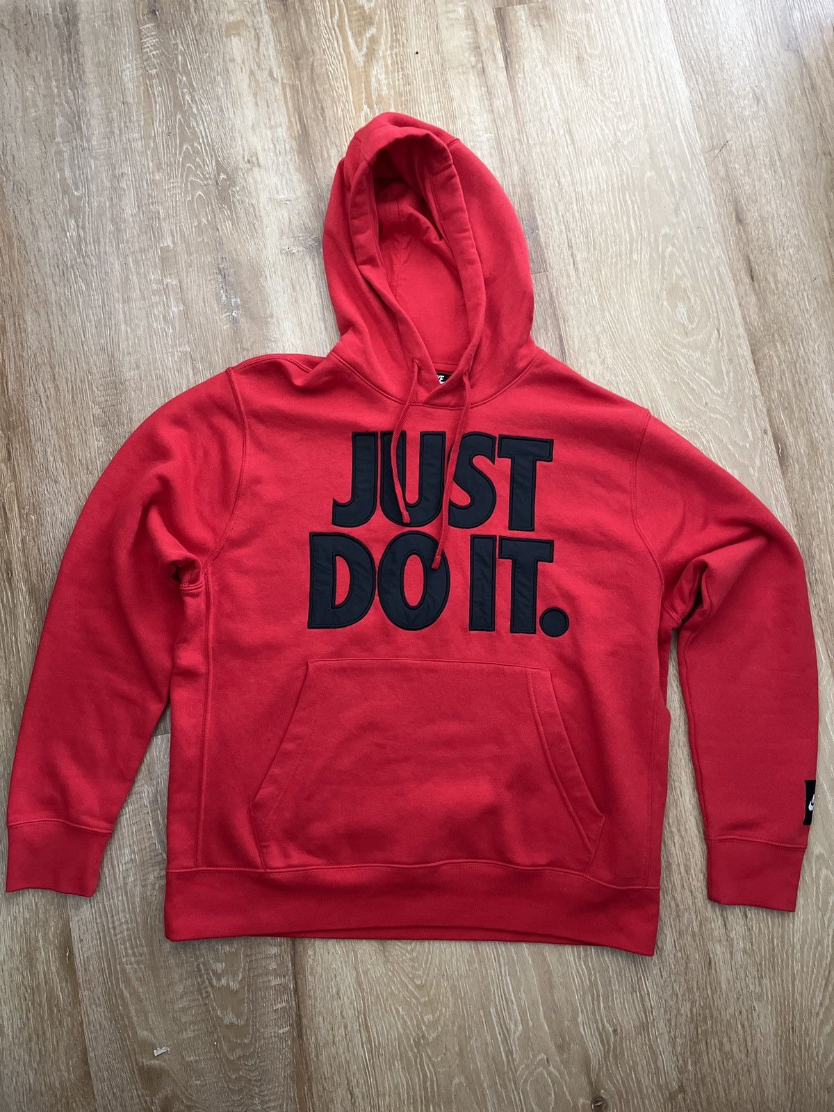 Jordan Brand × Nike Nike Just Do It Size Large Red Hoodie Almost New/Gently Used Size US L / EU 52-54 / 3 - 1 Thumbnail