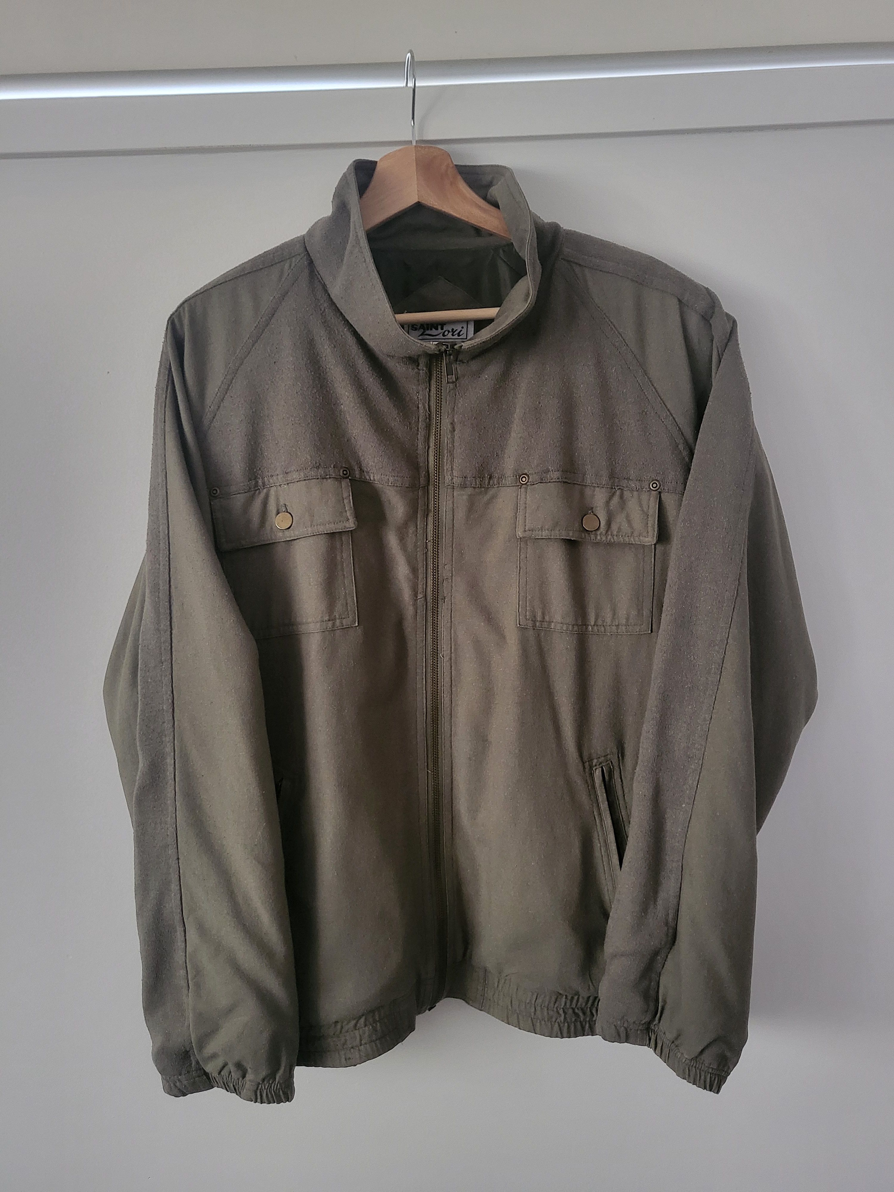 Vintage Vintage paneled 100% silk jacket Size US XL / EU 56 / 4 - 1 Thumbnail