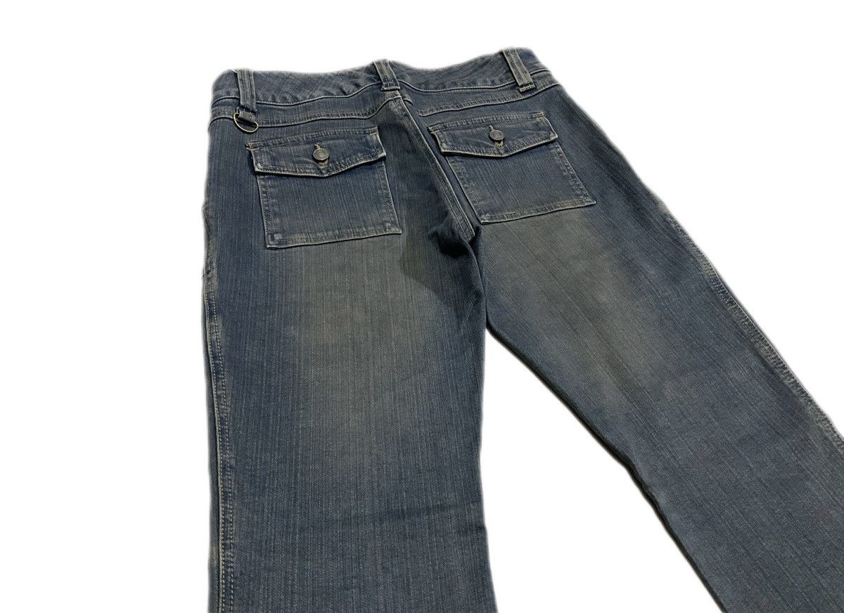 Hysteric Glamour × Japanese Brand × Tornado Mart 🔥Sick Y2K Daily Topics Mud Wash Flared Denim Hysteric Style Size US 31 - 6 Thumbnail
