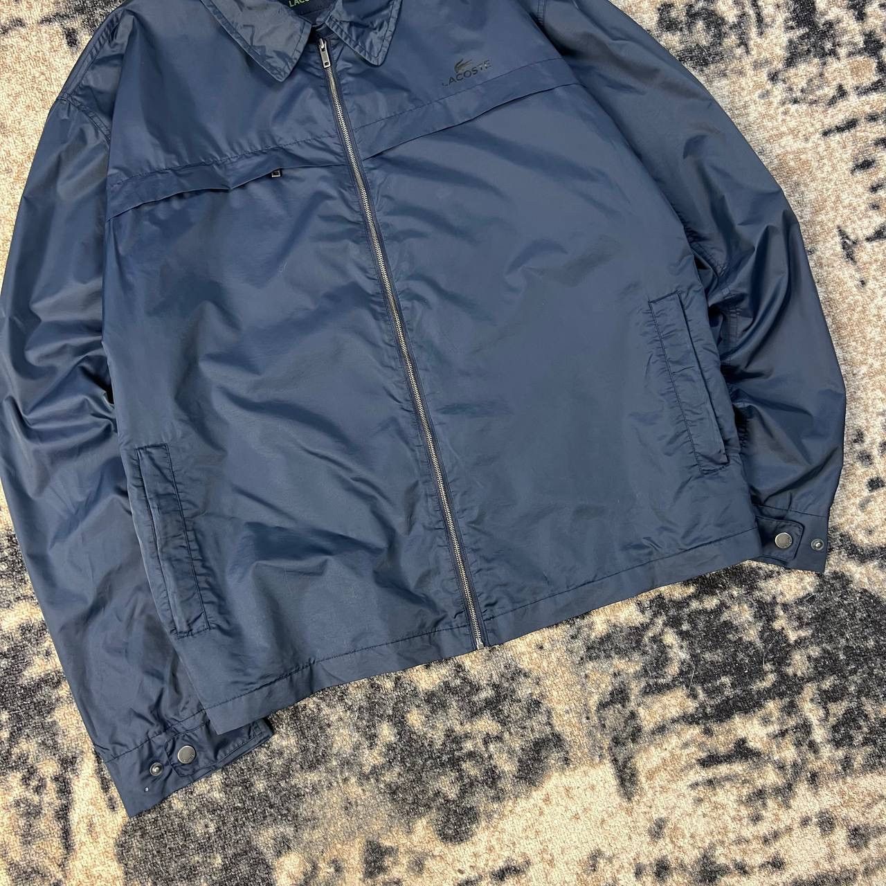 Lacoste Vintage Y2K Lacoste Mini Logo Zip Up Light Jacket Size US XL / EU 56 / 4 - 3 Thumbnail