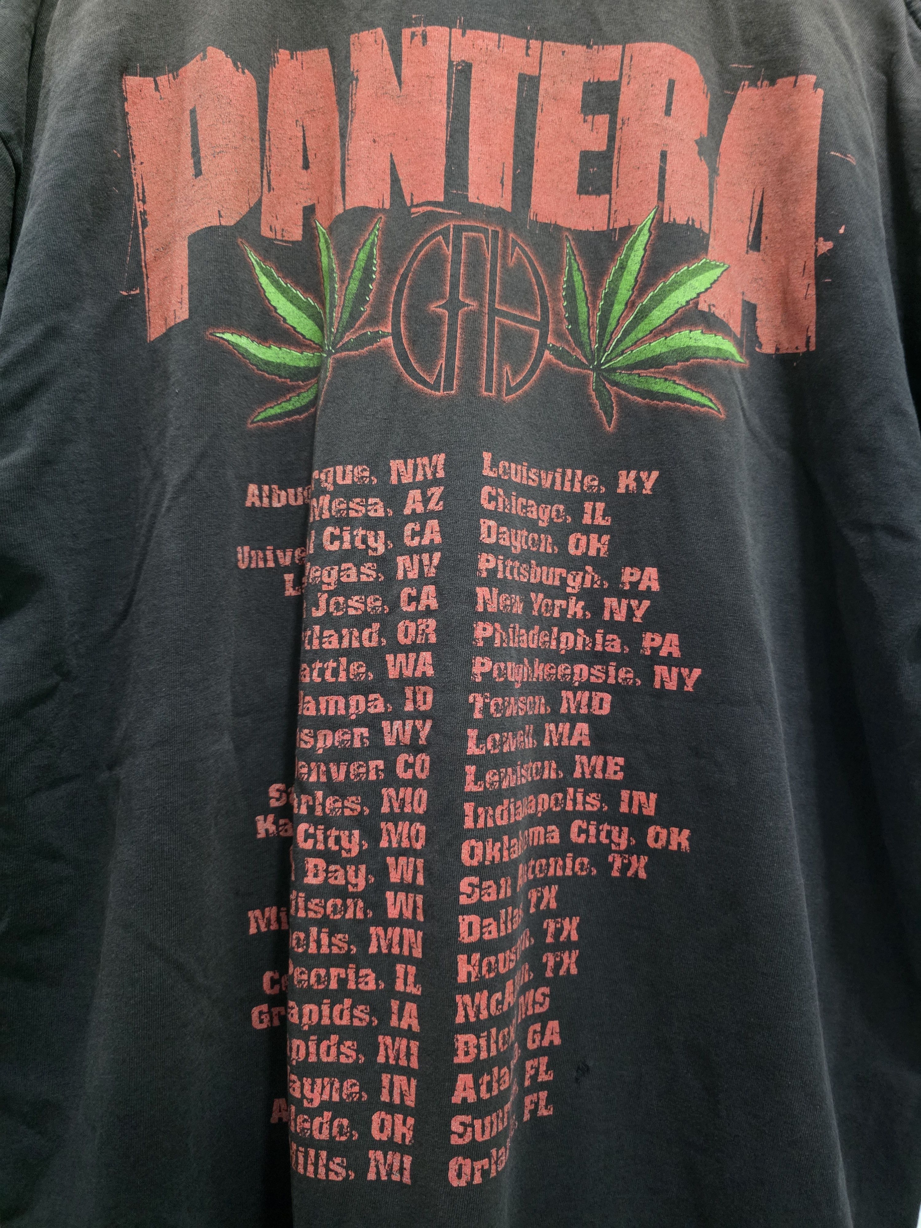 Band Tees Vintage 90s Pantera Tshirt Size US XL / EU 56 / 4 - 13 Thumbnail