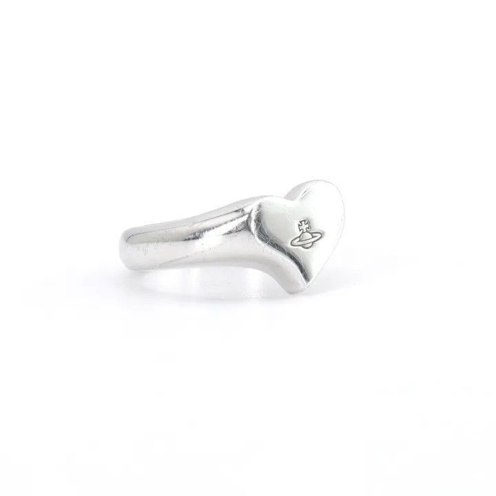 Vivienne Westwood Vivienne Westwood Heart Saturn 925 Silver Ring Size ONE SIZE - 7 Thumbnail
