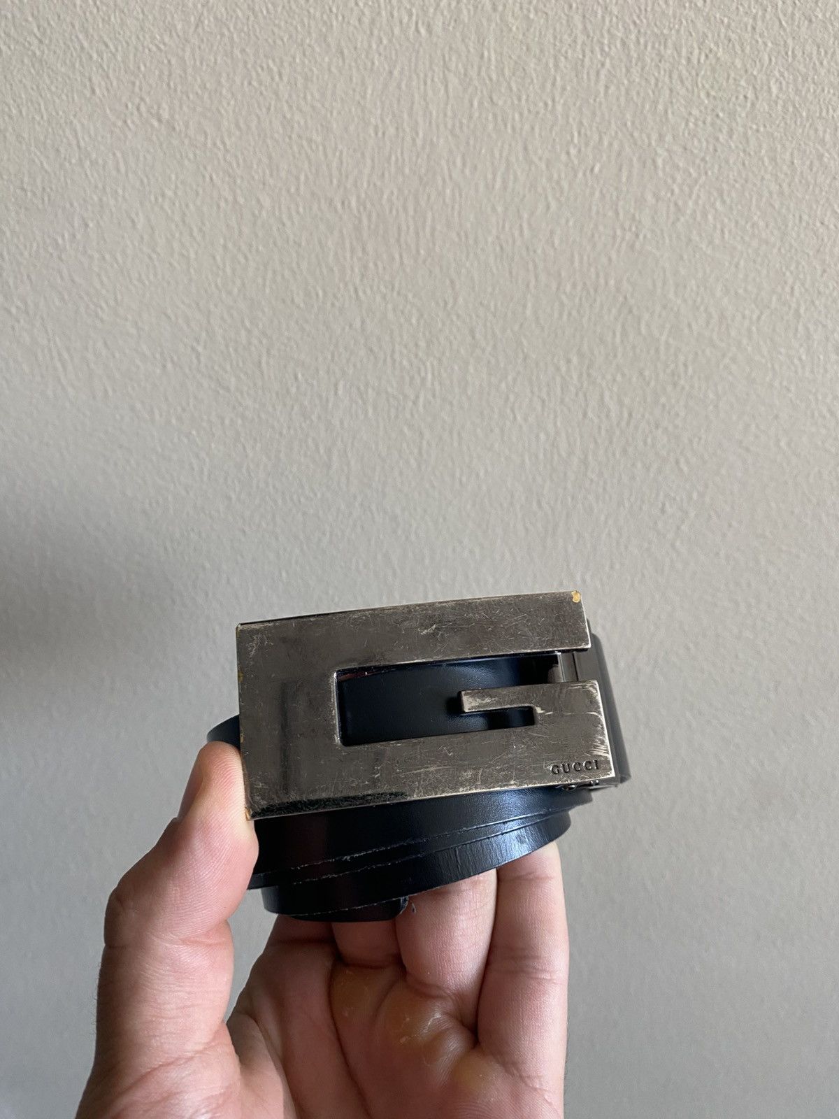 Gucci Vintage Gucci Leather Belt Size ONE SIZE - 2 Thumbnail
