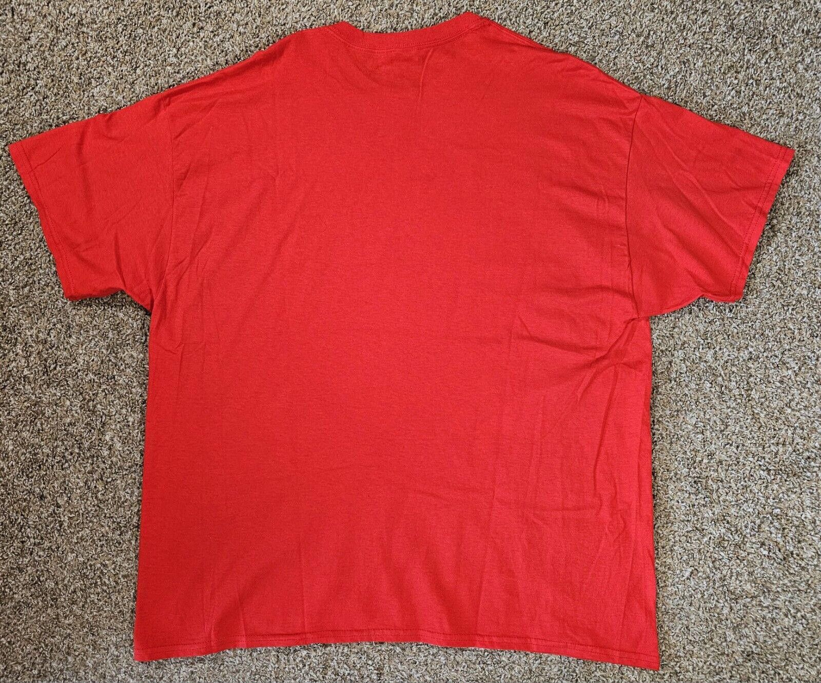 Gildan "This is where i'm from" thumb tshirt 2XL Red Tshirt Size US XXL / EU 58 / 5 - 7 Thumbnail