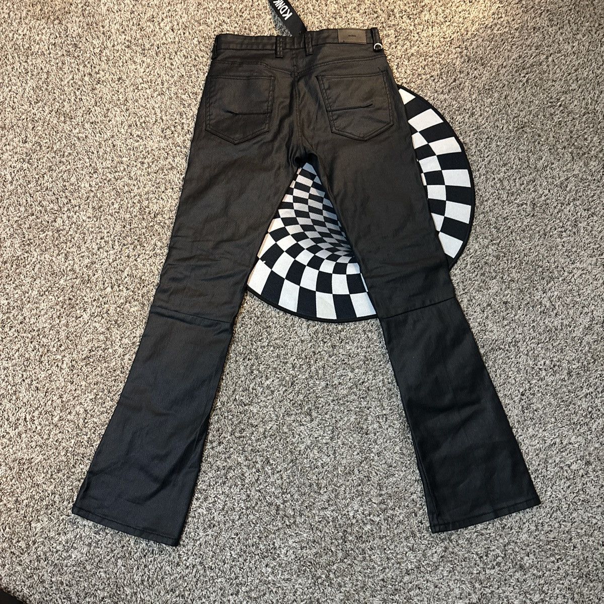 Other KDNK Flared leather jeans Size US 30 / EU 46 - 2 Thumbnail