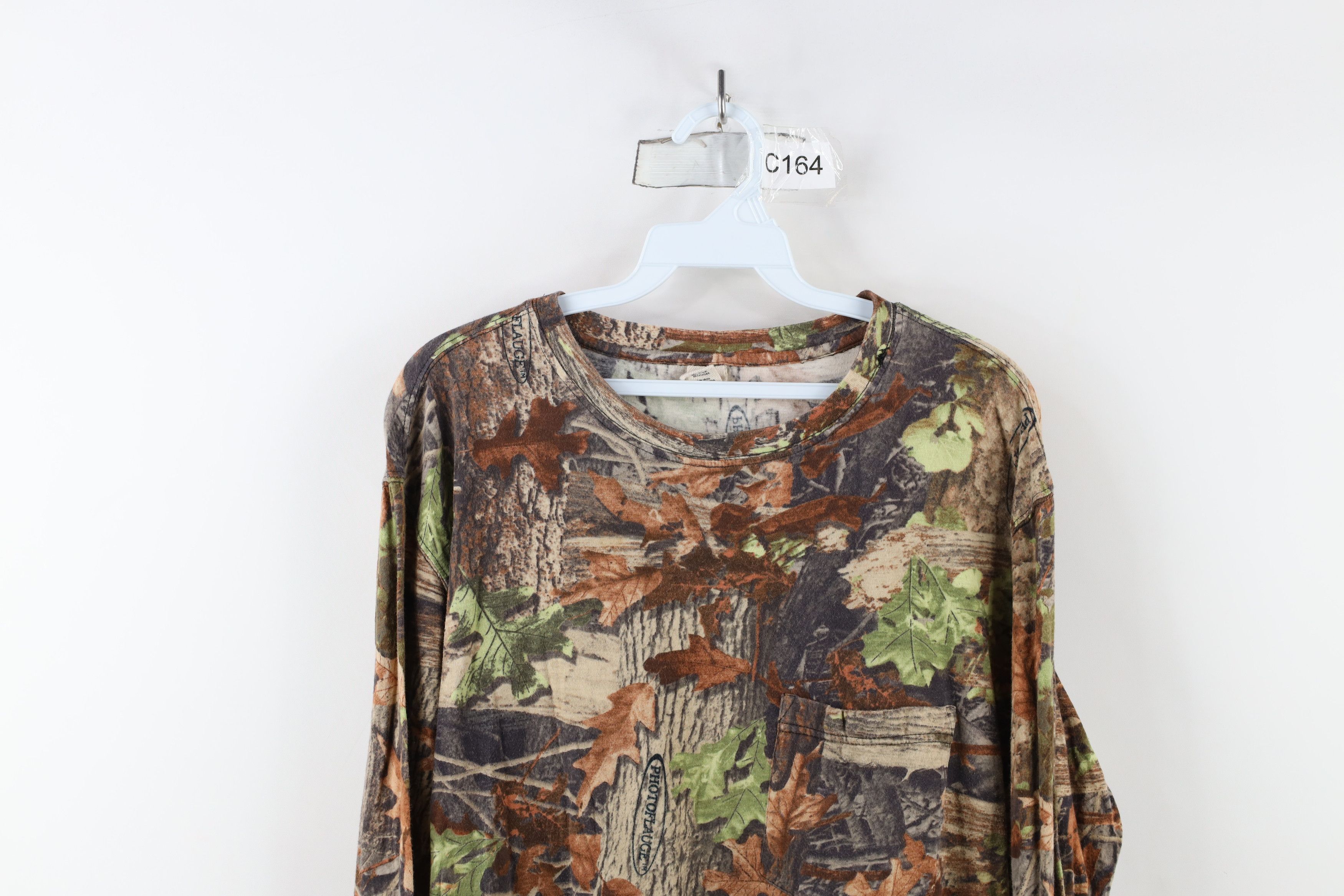 Vintage Vintage 90s Y2K Streetwear Camouflage Long Sleeve T-Shirt Size US M / EU 48-50 / 2 - 2 Thumbnail