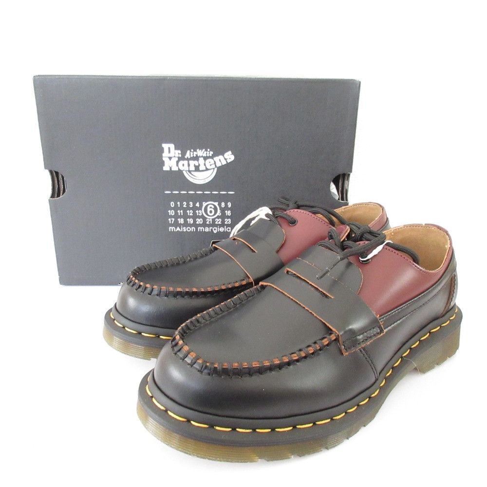 Maison Margiela MM6 Maison Margiela Dr. Martens Maison Margiela 1461 PENT Loafer Leather Shoes 1461PENTMM6 DUTY FREE for USA Size ONE SIZE - 1 Thumbnail