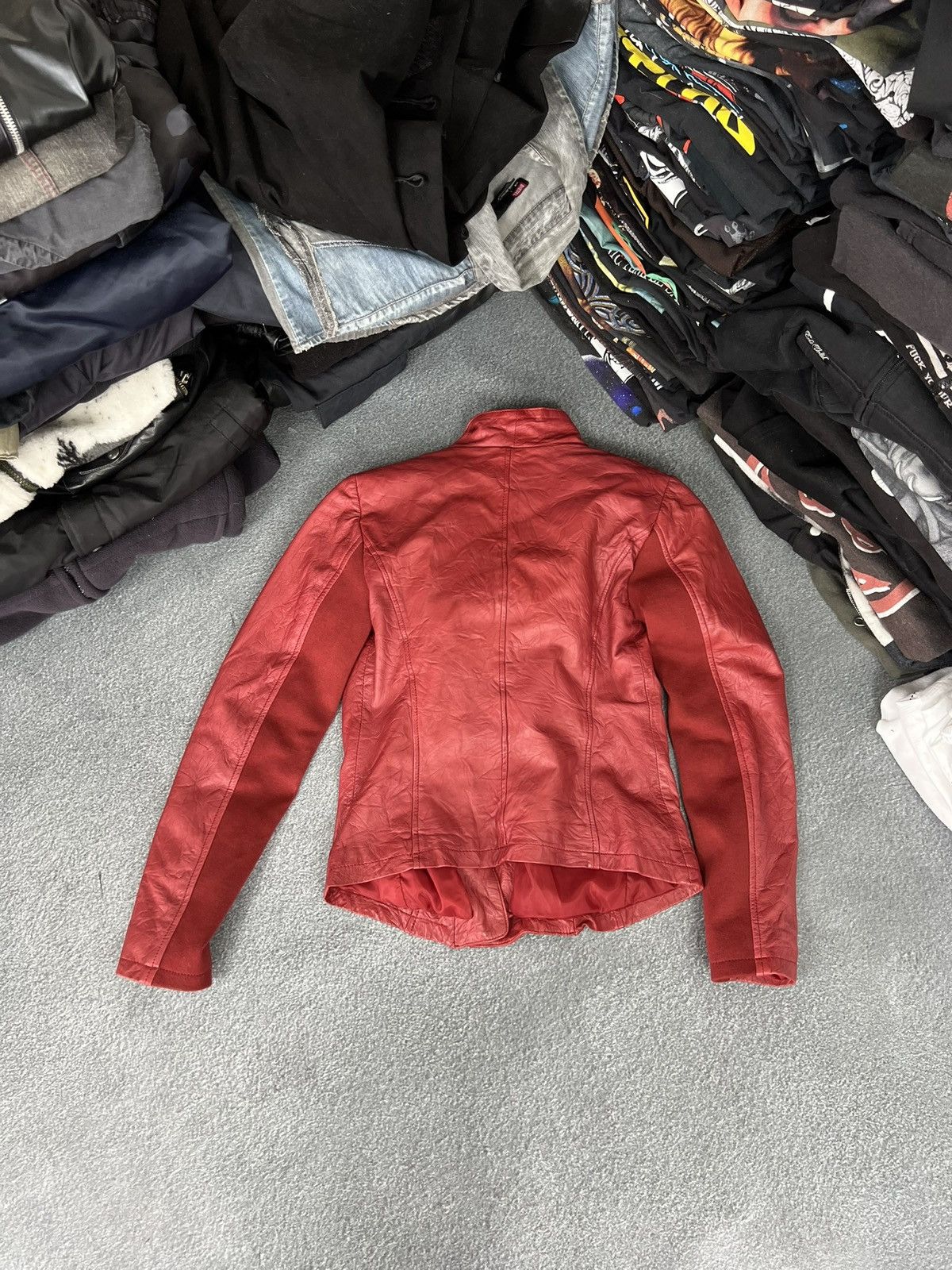 Vintage Avant Garde Leather Jacket Vintage Y2K Size M / US 6-8 / IT 42-44 - 8 Thumbnail