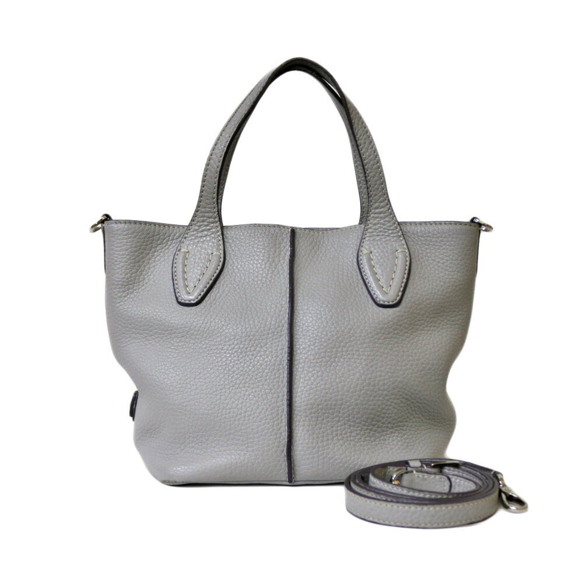 image of Tods Tod's Tod’S Shoulder Bag Leather Gray Ladies Tod’S Brb01000000001109 in Grey, Women's